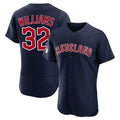 Punc C.Guardians #32 Gavin Williams Player Navy Limited Elite Home Stitched Jerseys