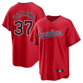 Punc C.Guardians #37 Travis Bazzana Player Red Home Game Stitched Jerseys