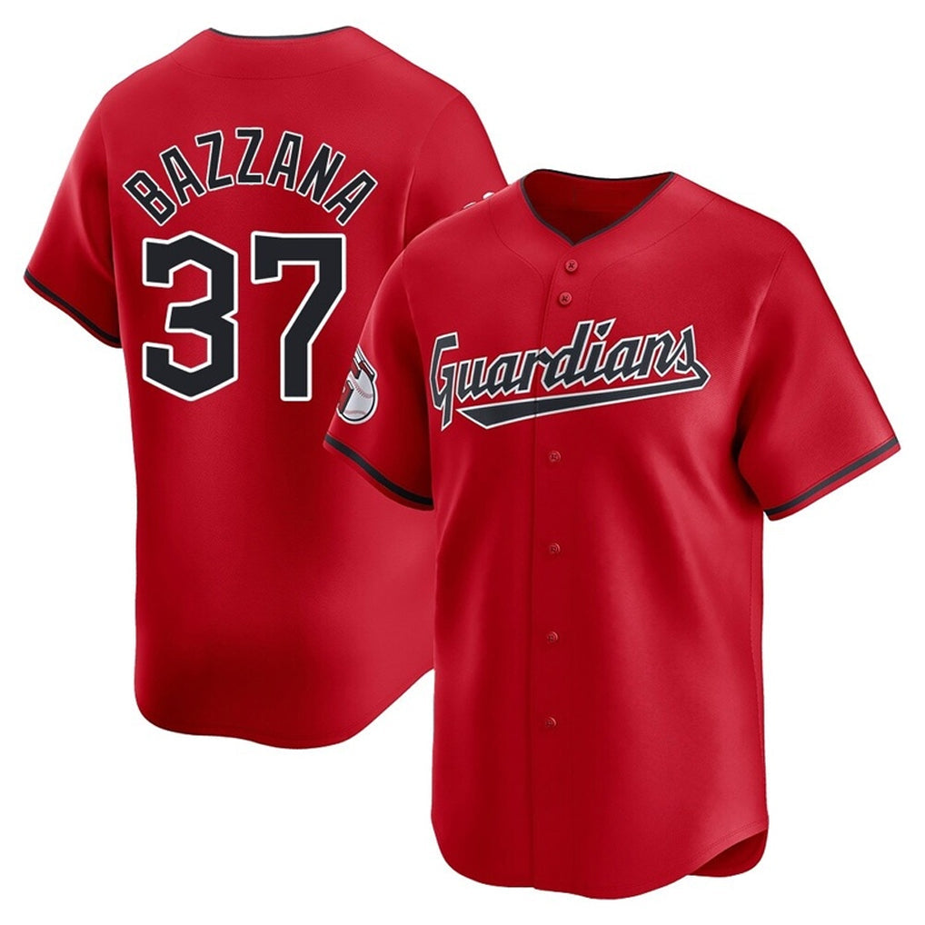Punc C.Guardians #37 Travis Bazzana Player Red Limited Home Stitched Jerseys