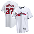 Punc C.Guardians #37 Travis Bazzana Player White Home Game Stitched Jerseys