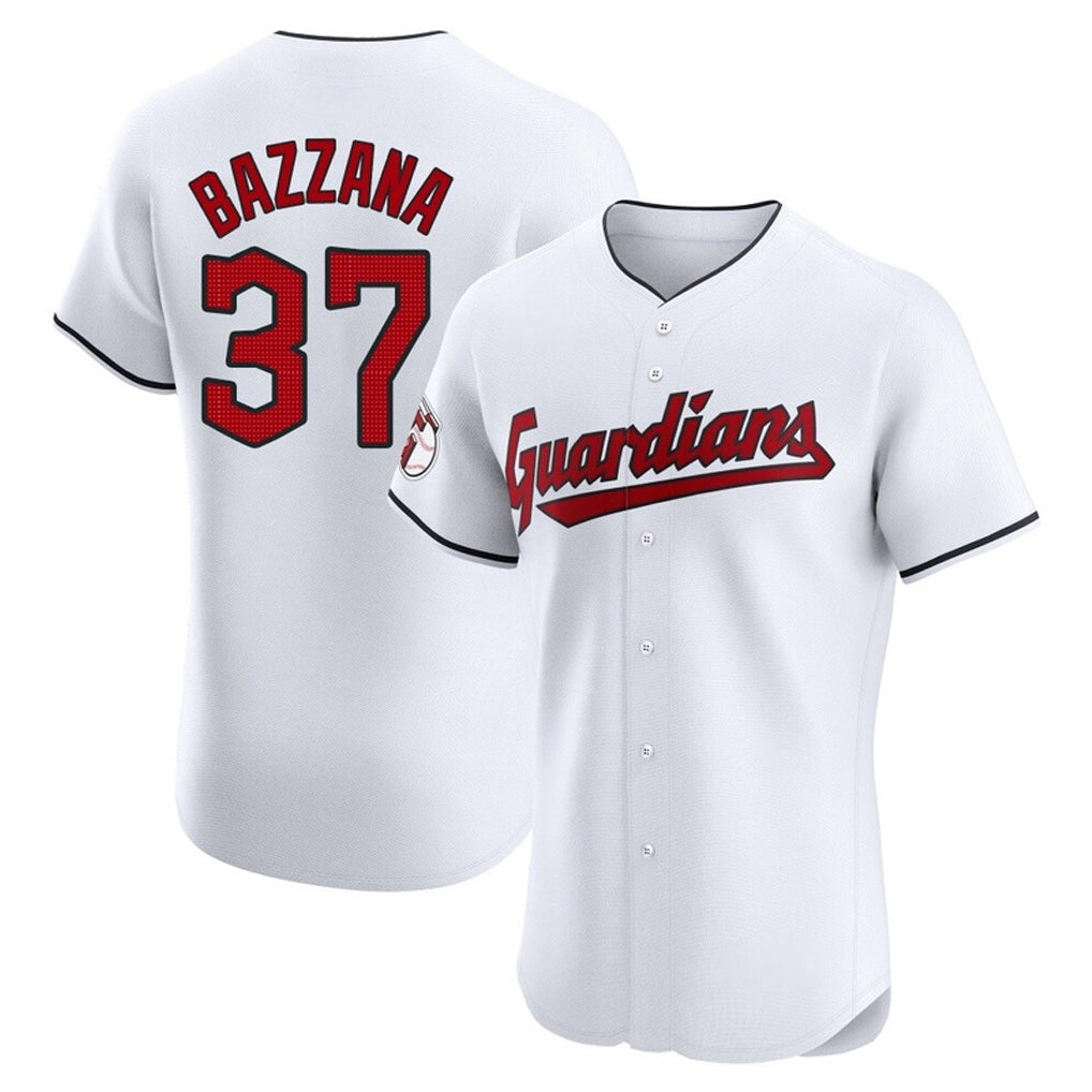 Punc C.Guardians #37 Travis Bazzana Player White Limited Elite Home Stitched Jerseys