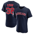 Punc C.Guardians #38 Steven Kwan Player Navy Limited Elite Home Stitched Jerseys