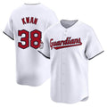 Punc C.Guardians #38 Steven Kwan Player White Limited Home Stitched Jerseys