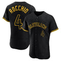 Punc C.Guardians #4 Brayan Rocchio Player Black Snake Skin City Limited Elite Home Stitched Jerseys