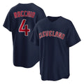 Punc C.Guardians #4 Brayan Rocchio Player Navy Game Home Stitched Jerseys