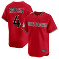 Punc C.Guardians #4 Brayan Rocchio Player Red Limited Home Stitched Jerseys