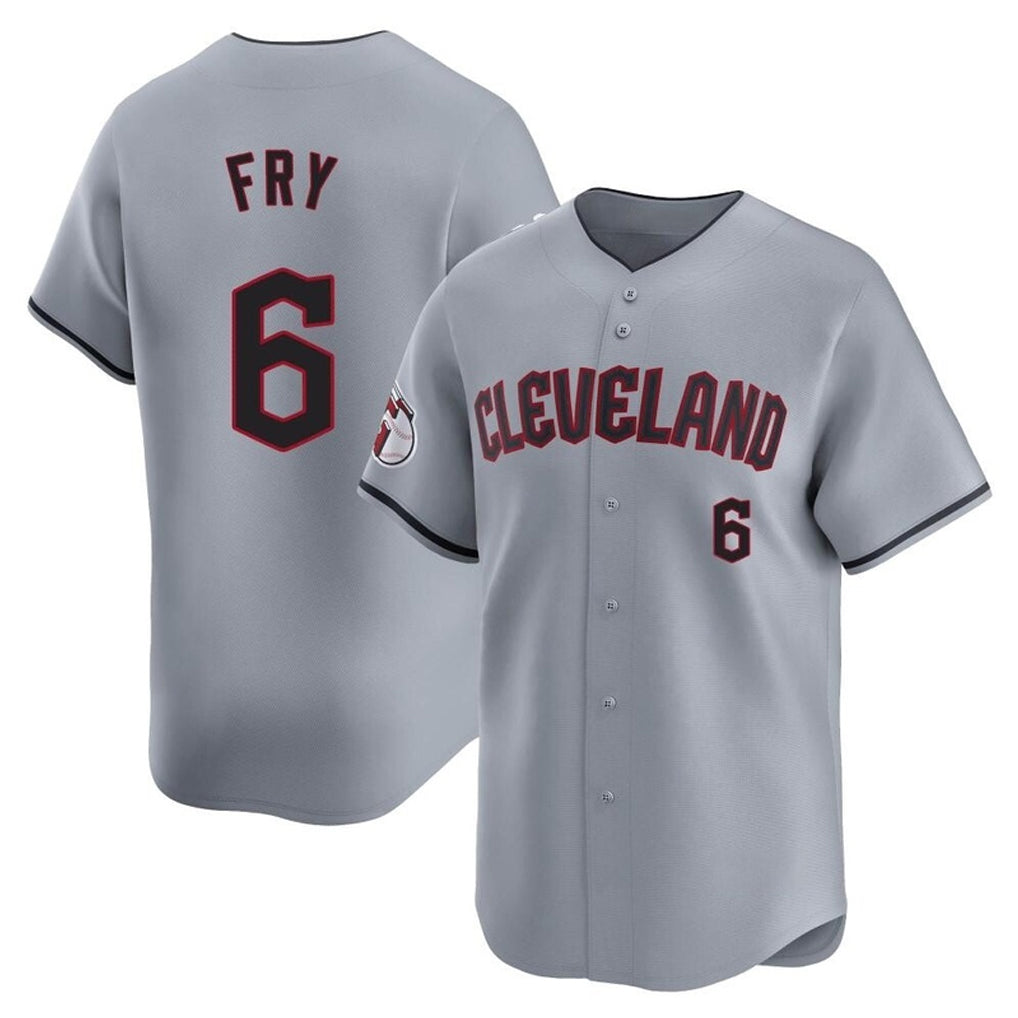 Punc C.Guardians #6 David Fry Player Gray Road Limited Home Stitched Jerseys