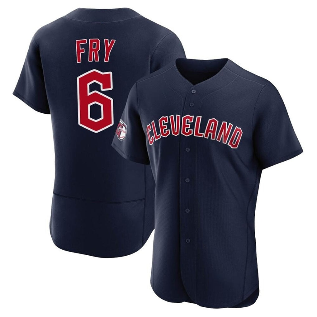 Punc C.Guardians #6 David Fry Player Navy Limited Elite Home Stitched Jerseys