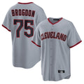 Punc C.Guardians #75 Connor Brogdon Player Gray Home Game Stitched Jerseys