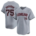 Punc C.Guardians #75 Connor Brogdon Player Gray Road Limited Home Stitched Jerseys
