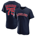Punc C.Guardians #75 Connor Brogdon Player Navy Limited Elite Home Stitched Jerseys