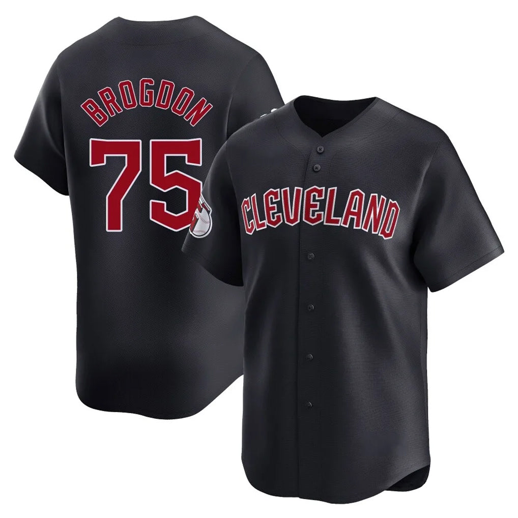 Punc C.Guardians #75 Connor Brogdon Player Navy Limited Home Game Stitched Jerseys