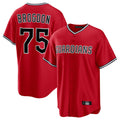 Punc C.Guardians #75 Connor Brogdon Player Red Home Game Stitched Jerseys