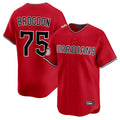 Punc C.Guardians #75 Connor Brogdon Player Red Limited Home Stitched Jerseys