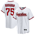 Punc C.Guardians #75 Connor Brogdon Player White Game Home Stitched Jerseys