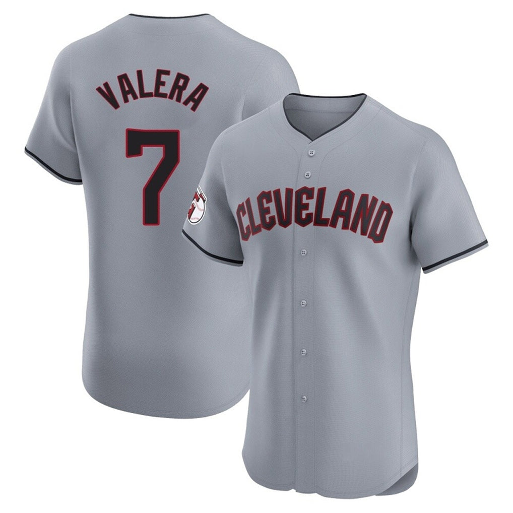 Punc C.Guardians #7 George Valera Player Gray Road Limited Elite Home Stitched Jerseys