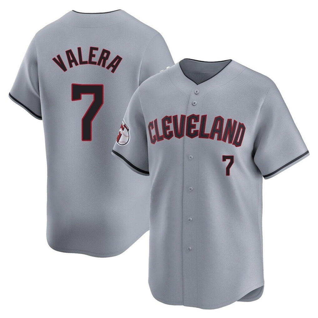 Punc C.Guardians #7 George Valera Player Gray Road Limited Home Stitched Jerseys