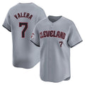 Punc C.Guardians #7 George Valera Player Gray Road Limited Home Stitched Jerseys