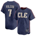 Punc C.Guardians #7 George Valera Player Navy City Connect Limited Home Stitched Jerseys