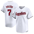 Punc C.Guardians #7 George Valera Player White Limited Home Stitched Jerseys
