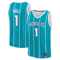 Punc C.Hornets #1 LaMelo Ball  Teal Fast Break Replica Player Jerseys - Icon Edition