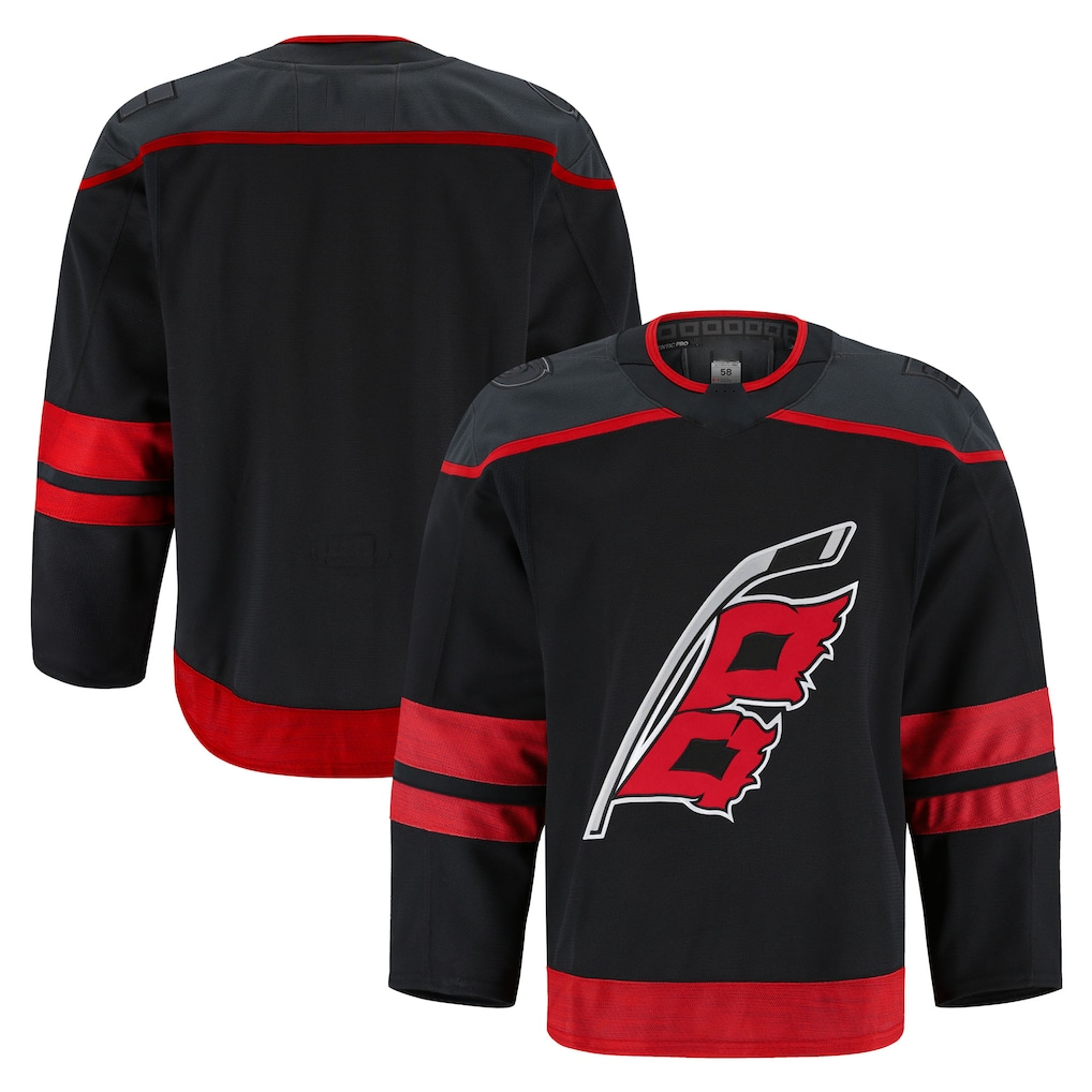 Punc C.Hurricanes Black Home Authentic Pro Stitched Jerseys