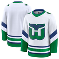 Punc C.Hurricanes White Throwback Premium Stitched Jerseys