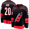 Punc C.Hurricanes #20 Sebastian Aho Black Home Breakaway Stitched Jerseys