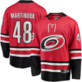 Punc C.Hurricanes #48 Jordan Martinook Red Alternate Breakaway Player Stitched Jerseys