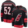 Punc C.Hurricanes #52 Pyotr Kochetkov Black Home Premier Breakaway Player Stitched Jerseys