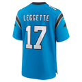 Punc C.Panthers #17 Xavier Legette Blue Alternate Game Stitched Jerseys