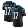 Punc C.Panthers #17 Xavier Legette Player Black Vapor Untouchable Limited Game Stitched Jerseys
