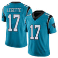 Punc C.Panthers #17 Xavier Legette Player Blue Vapor Untouchable Limited Game Stitched Jerseys