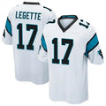 Punc C.Panthers #17 Xavier Legette Player White Home Game Stitched Jerseys
