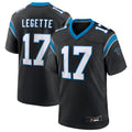 Punc C.Panthers #17 Xavier Legette Black 2024 First Round Pick Game Player Jersey American Stitched  Jerseys