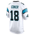 Punc C.Panthers #18 Jalen Coker Player White Game Stitched Jerseys