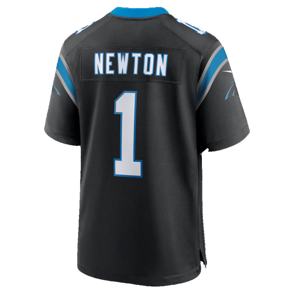 Punc C.Panthers #1 Cam Newton Black Team Retired Game Stitched Jerseys