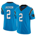 Punc C.Panthers #2 Mike Jackson Player Blue Vapor F.U.S.E. Limited Home Game Stitched Jerseys