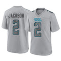 Punc C.Panthers #2 Mike Jackson Player Gray Atmosphere Fashion Game Stitched Jerseys