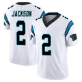 Punc C.Panthers #2 Mike Jackson Player White Vapor F.U.S.E. Limited Home Game Stitched Jerseys