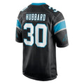 Punc C.Panthers #30 Chuba Hubbard Player Black Game Stitched Jerseys