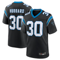 Punc C.Panthers #30 Chuba Hubbard Player Black Team Game Stitched Jerseys