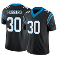 Punc C.Panthers #30 Chuba Hubbard Player Black Vapor F.U.S.E. Limited Home Game Stitched Jerseys