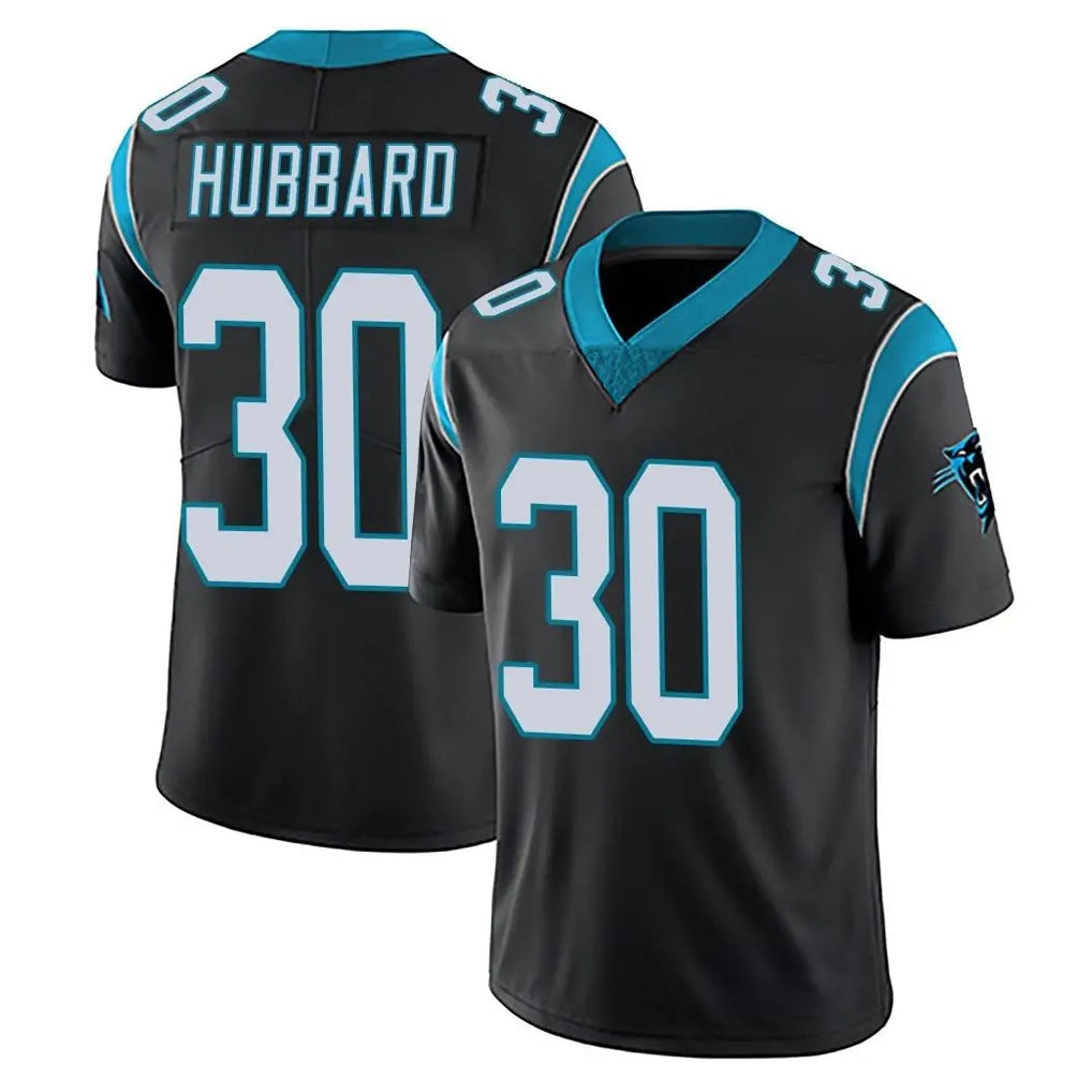 Punc C.Panthers #30 Chuba Hubbard Player Black Vapor Untouchable Limited Game Stitched Jerseys