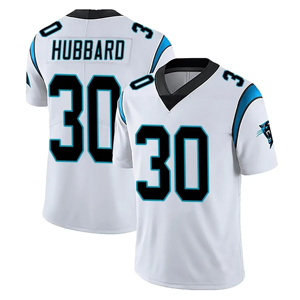Punc C.Panthers #30 Chuba Hubbard Player White Vapor Untouchable Limited Game Stitched Jerseys