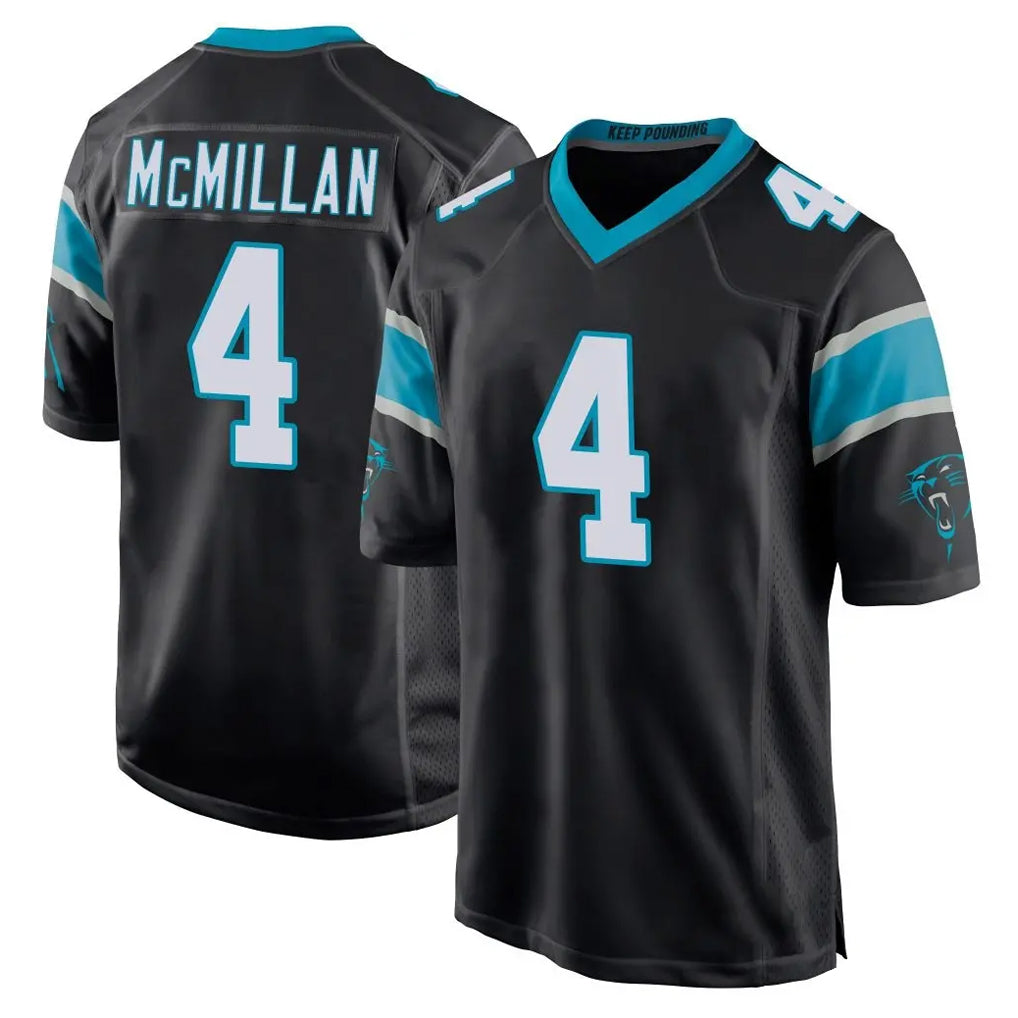 Punc C.Panthers #4 Tetairoa McMillan Player Black Game Stitched Jerseys