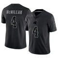 Punc C.Panthers #4 Tetairoa McMillan Player Black REFLECTIVE Limited Stitched Jerseys