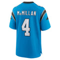 Punc C.Panthers #4 Tetairoa McMillan Player Blue Home Game Stitched Jerseys