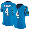 Punc C.Panthers #4 Tetairoa McMillan Player Blue Limited Vapor F.U.S.E. Stitched Jerseys