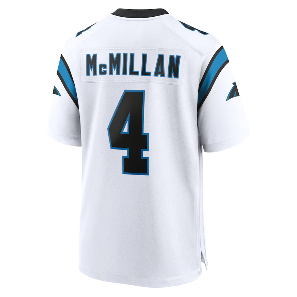 Punc C.Panthers #4 Tetairoa McMillan Player White Home Game Stitched Jerseys